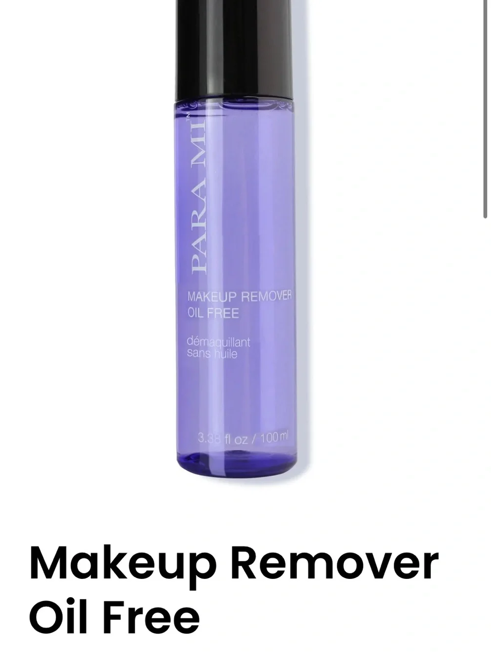 Makeup Remover Oil Free - Purple Bottle